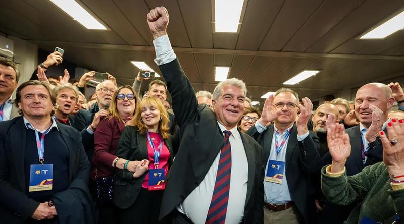 ভূমিধস জয়ে চতুর্থবারের মতো বার্সেলোনার প্রেসিডেন্ট লাপোর্তা