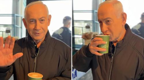 কফির কাপ হাতে নেতানিয়াহুর ভিডিওর সত্যতা নিয়ে উঠেছে প্রশ্ন