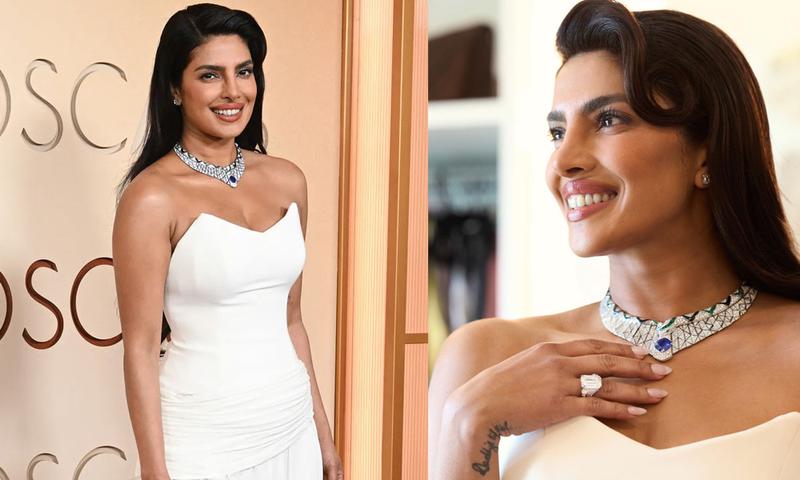 ১৩০০ ঘণ্টায় তৈরি প্রিয়াঙ্কার এই ‘স্নেক নেকলেস’