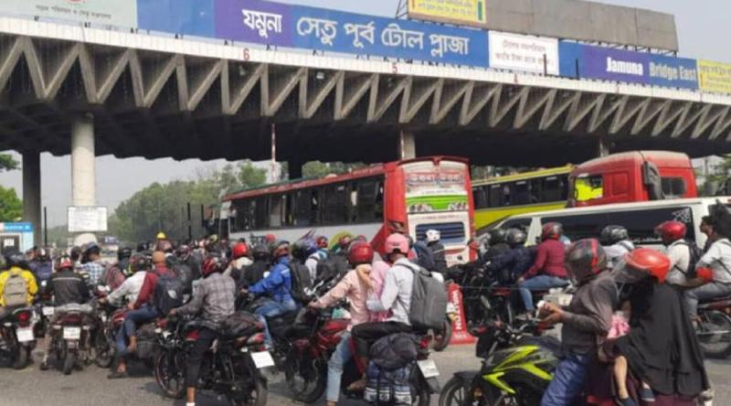 ঈদযাত্রায় যমুনা সেতুতে বাড়তি ২৯ হাজার যানবাহন পারাপার