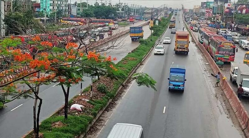 ঢাকা-চট্টগ্রাম মহাসড়কের চট্টগ্রামমুখী লেন বন্ধ থাকবে ৪ দিন