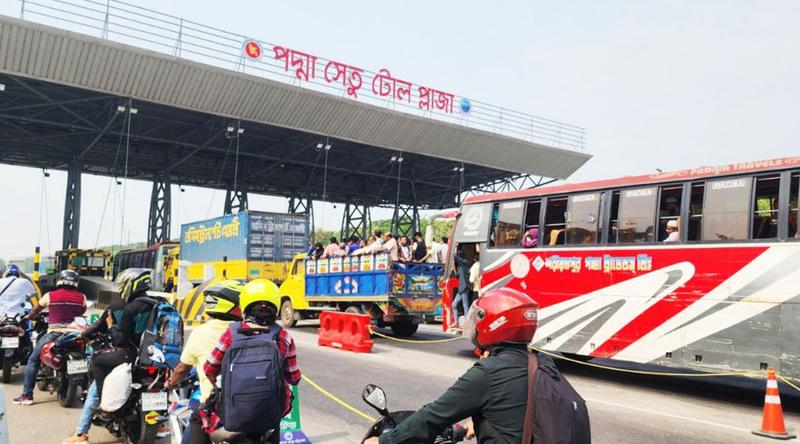 ২৪ ঘণ্টায় পদ্মা সেতুতে সাড়ে ৪ কোটি টাকা টোল আদায়
