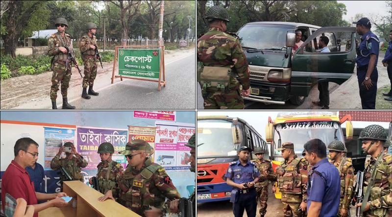 ঈদে বাড়তি ভাড়ার নৈরাজ্য ঠেকাতে পঞ্চগড়ে সেনাবাহিনীর অভিযান