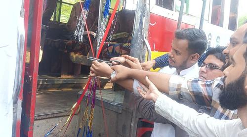 আনোয়ারায় ঈদ উপলক্ষে ফ্রি বাস সার্ভিস চালু এনসিপির