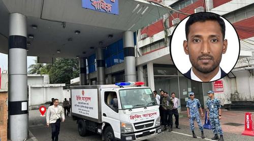 সৌদিতে ইরানের হামলায় নিহত মোশাররফের মরদেহ দেশে এসেছে