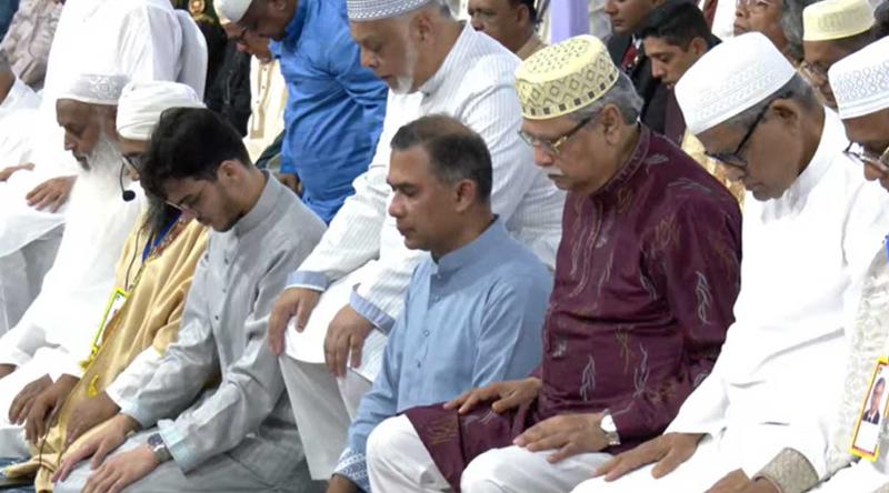 জাতীয় ঈদগাহে পবিত্র ঈদুল ফিতরের প্রধান জামাত অনুষ্ঠিত