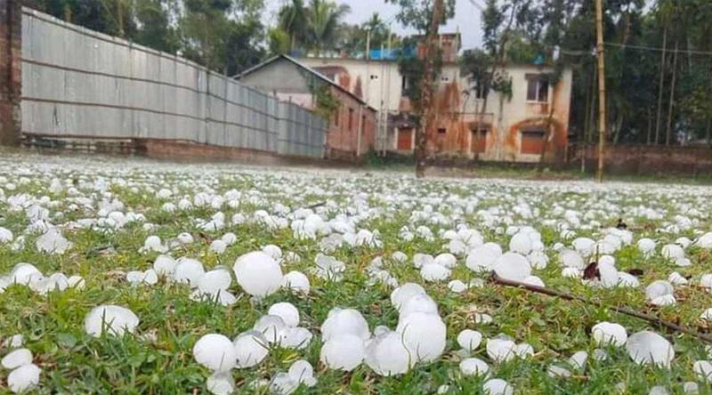 দেশের কোথাও কোথাও শিলাবৃষ্টির আভাস