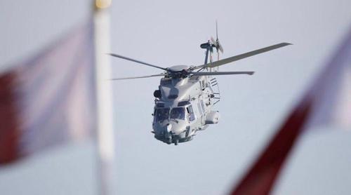 কাতারের সামরিক বাহিনীর হেলিকপ্টার বিধ্বস্ত