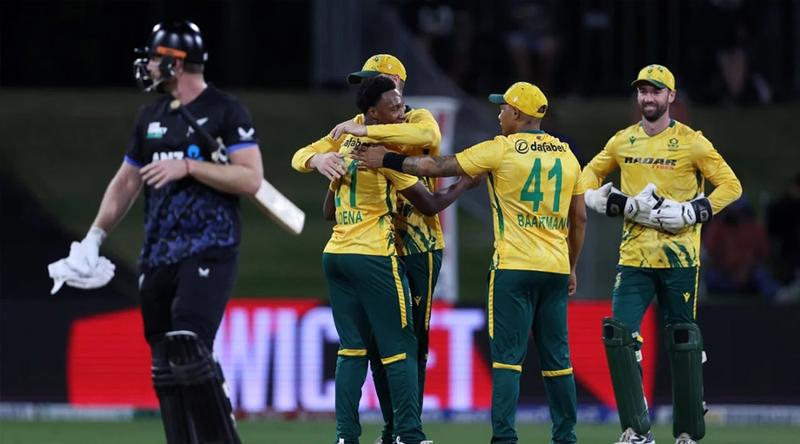 নিউজিল্যান্ডকে হারিয়ে সিরিজে সমতায় দক্ষিণ আফ্রিকা