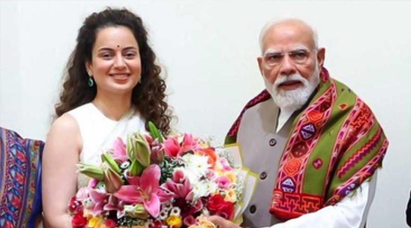 ৪০ বছরের জন্মদিনে প্রধানমন্ত্রীর সঙ্গে সাক্ষাৎ কঙ্গনার