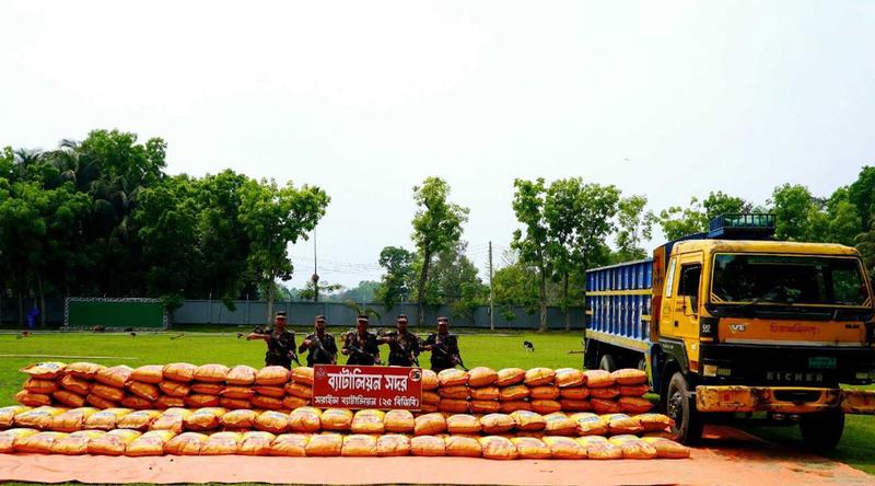ব্রাহ্মণবাড়িয়ায় সোয়া কোটি টাকার ভারতীয় জিরা জব্দ