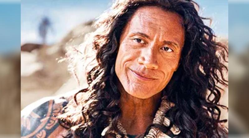 এবার ঘন লম্বা চুলে ধরা দিলেন টাক মাথার ‘দ্য রক’