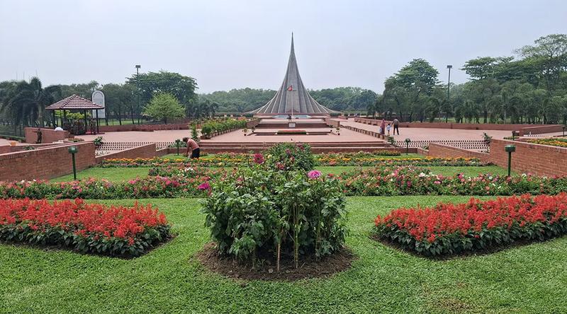 স্বাধীনতা দিবস উদযাপনে প্রস্তুত জাতীয় স্মৃতিসৌধ