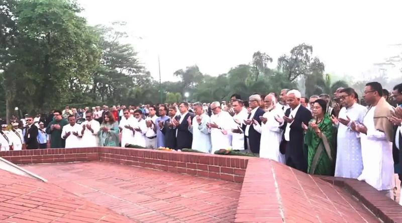 স্বাধীনতা দিবসে জাতীয় স্মৃতিসৌধে বিএনপির শ্রদ্ধা