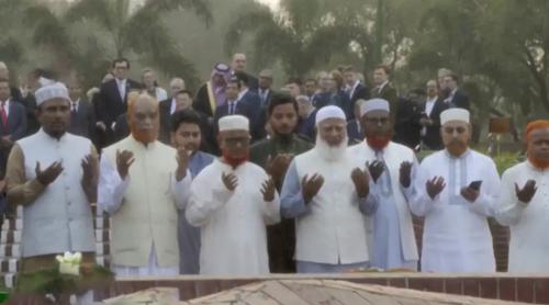 মহান স্বাধীনতা দিবস উপলক্ষ্যে জাতীয় স্মৃতিসৌধে জামায়াত আমিরের শ্রদ্ধা