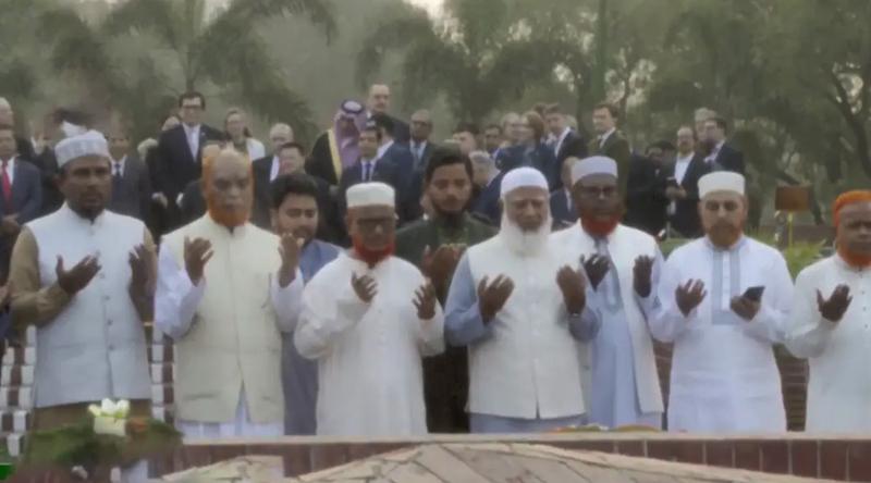 মহান স্বাধীনতা দিবস উপলক্ষ্যে জাতীয় স্মৃতিসৌধে জামায়াত আমিরের শ্রদ্ধা