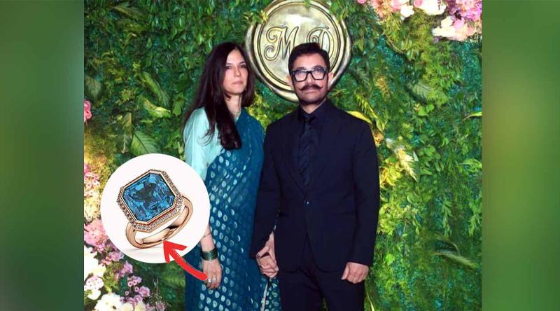 গৌরীকে ৪০টি হিরের তৈরি সমুদ্রনীল রঙের আংটি  উপহার দিলেন আমির