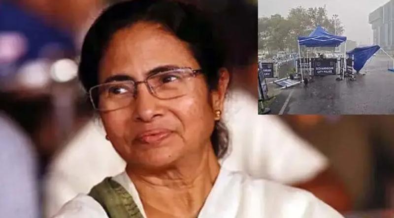 মাঝ আকাশে ঘণ্টাখানেক চক্কর কাটলো মমতা বন্দ্যোপাধ্যায়ের বিমান