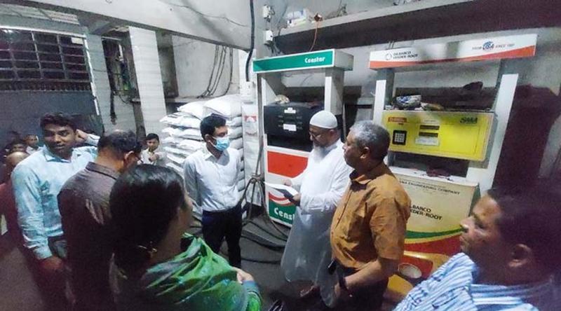 শেরপুরে আবাসিক ভবনে ১৮ হাজার লিটার ডিজেল মজুত, খুচরা ব্যবসায়ীকে জরিমানা