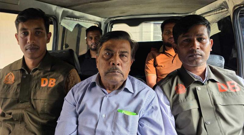 রাজধানীতে বগুড়ার সাবেক এমপি জিন্নাহ গ্রেপ্তার