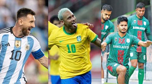 ব্রাজিল-আর্জেন্টিনার সঙ্গে ফিফা র‍্যাঙ্কিংয়ে নিচে নামল বাংলাদেশও