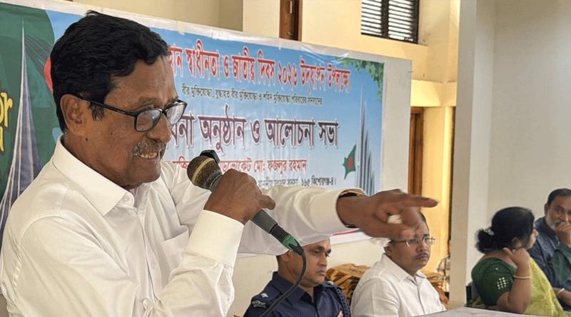 আমার মিটিংয়ে যেন স্বাধীনতা বিরোধীদের ডাকা না হয় : ফজলুর রহমান