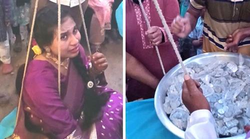 বগুড়ায় বৌভাতে নাতনির ওজনের সমপরিমাণ কয়েন উপহার দিলেন নানা