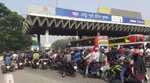 ২৪ ঘণ্টায় যমুনা সেতুতে ৩ কোটি ৩১ লাখ টাকা টোল আদায়
