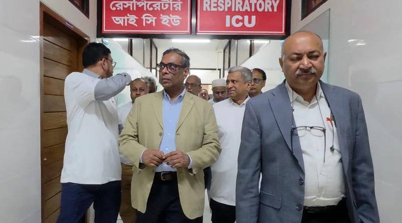 বক্ষব্যাধি হাসপাতালে ৪০টি আইসিইউ বেড দ্রুত সম্পন্ন করার নির্দেশ স্বাস্থ্য প্রতিমন্ত্রীর