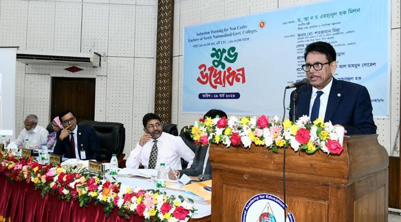 শিক্ষকরা জাতির প্র্যাকটিক্যাল ডক্টর : শিক্ষামন্ত্রী