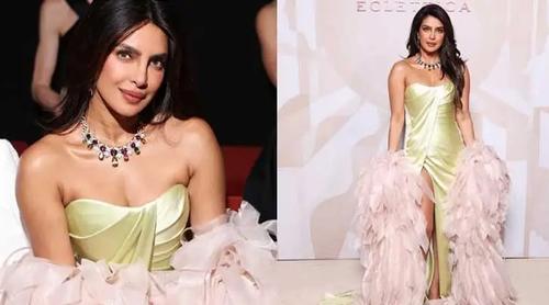 প্রিয়াঙ্কার গ্ল্যামারে থমকে গেল মিলানের মঞ্চ