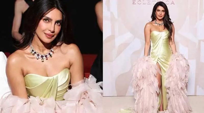 প্রিয়াঙ্কার গ্ল্যামারে থমকে গেল মিলানের মঞ্চ