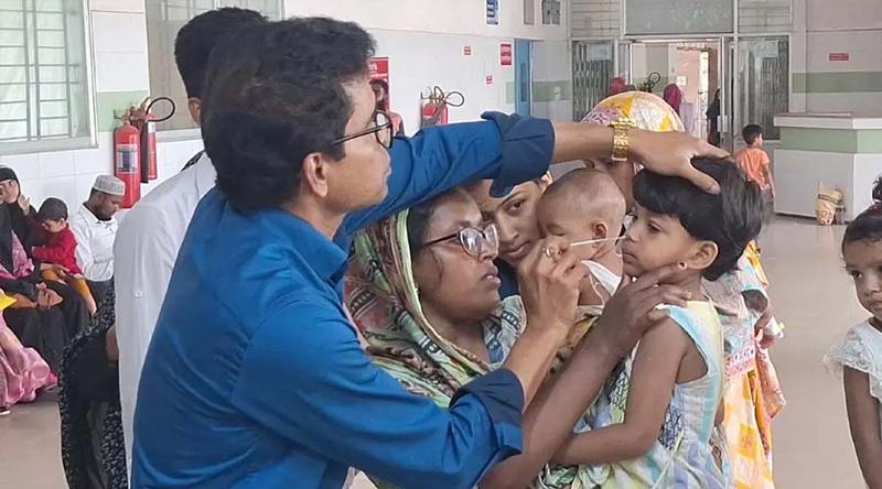 বরগুনায় ১৮ জন হামে আক্রান্ত, ঢাকায় পাঠানো হলো ৬২ নমুনা