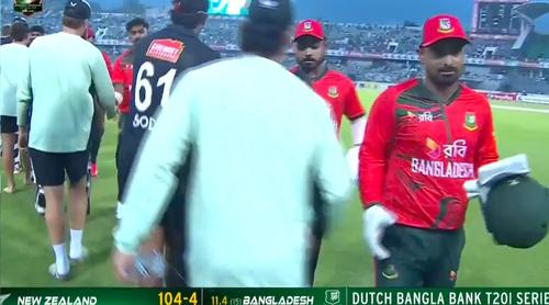 বৃষ্টিবিঘ্নিত ম্যাচে ৬ উইকেটে হেরে সিরিজ জেতা হলো না বাংলাদেশের