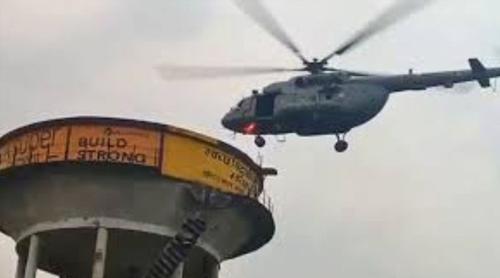 রিল ভিডিও বানাতে গিয়ে ১৬ ঘণ্টা পানির ট্যাংকে আটকা, হেলিকপ্টারে উদ্ধার
