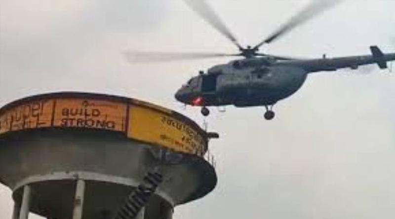 রিল ভিডিও বানাতে গিয়ে ১৬ ঘণ্টা পানির ট্যাংকে আটকা, হেলিকপ্টারে উদ্ধার