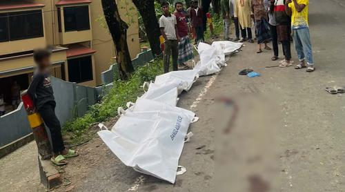 সিলেটে ট্রাক ও পিকআপের সংঘর্ষে নিহতের সংখ্যা বেড়ে ৯