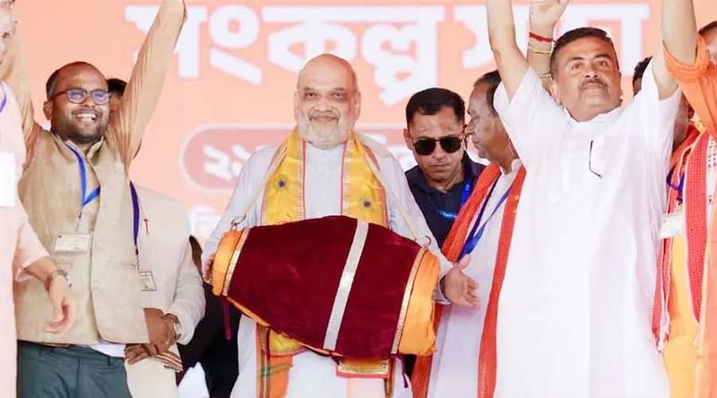 পশ্চিমবঙ্গে বড় জয়ের পথে বিজেপি, ১৯২ আসনে এগিয়ে