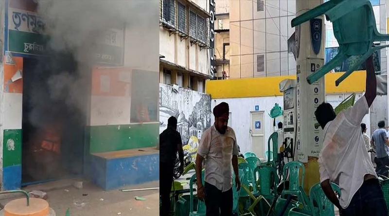 পশ্চিমবঙ্গের বিধানসভা নির্বাচন ঘিরে একাধিক জায়গায় সংঘর্ষ