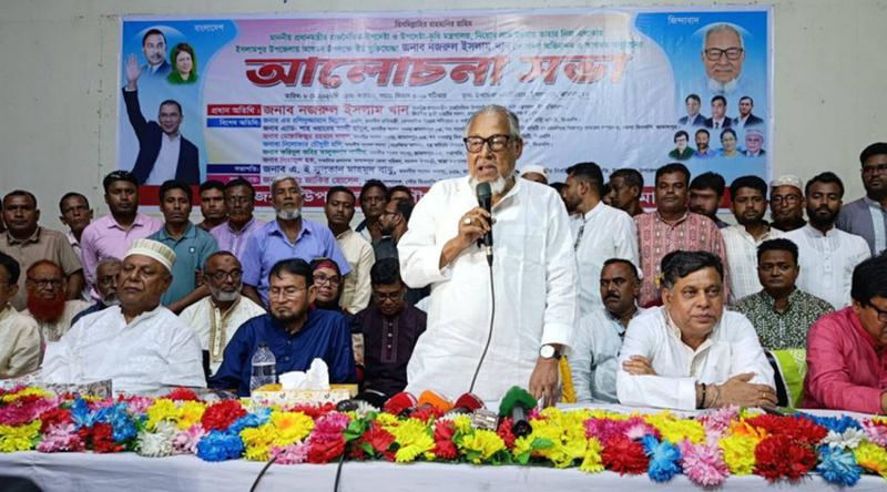 এনসিপিকে জুলাই সনদের বাইরে কিছু না চাওয়ার আহ্বান নজরুল ইসলাম খানের