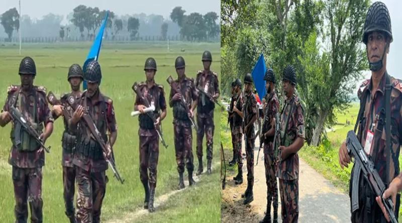 সীমান্তে নিরাপত্তা জোরদার, সর্বোচ্চ সতর্কতা জারি করল বিজিবি