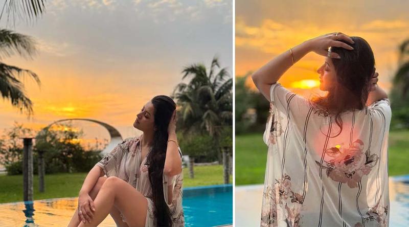 সূর্যাস্তের আলোয় পরীমনি, ভক্তের মন্তব্য, ‘নজর লাগবে তো’