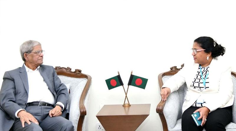স্থানীয় সরকার মন্ত্রীর সঙ্গে ইউএনডিপি প্রতিনিধিদলের বৈঠক