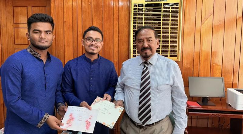 স্পিকারকে বিয়ের দাওয়াত দিলেন সাদিক কায়েম