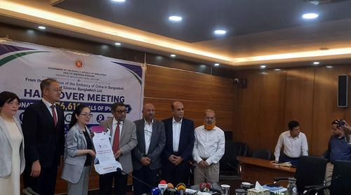 ৩ লাখ ৮০ হাজার ডোজ পোলিও ভ্যাকসিন দিল চীনা প্রতিষ্ঠান সিনোভ্যাক