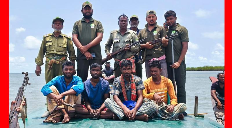 সুন্দরবনে বনদস্যুদের সাথে বনরক্ষীদের গুলি বিনিময়, অপহৃত ৪ জেলে উদ্ধার