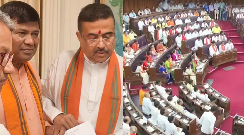 পশ্চিমবঙ্গ বিধানসভার স্পিকার হলেন রথীন্দ্রনাথ বসু, প্রথম দিনেই হট্টগোল বিরোধীদের