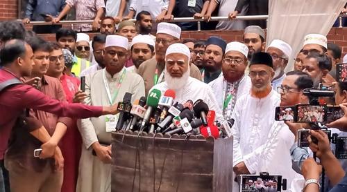 আমেরিকার সঙ্গে চুক্তির সময় অন্তর্বর্তী সরকার জামায়াতকে কিছুই জানায়নি: রংপুরে শফিকুর রহমান