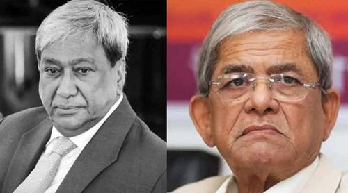 সাবেক স্বাস্থ্য প্রতিমন্ত্রী মিজানুর রহমান সিনহার মৃত্যুতে মির্জা ফখরুলের শোক