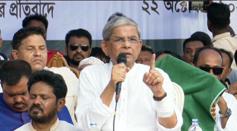 ভারতকে অবিলম্বে সীমান্তে হত্যা বন্ধের আহ্বান মির্জা ফখরুলের